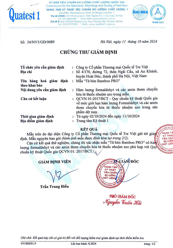 Kiểm định Quatest 1