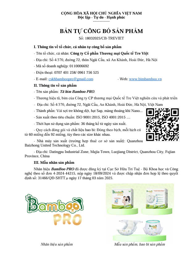 Công bố tiêu chuẩn